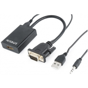 Gembird VGA (15-DSUB) > HDMI adapter audioval (passzív) #2