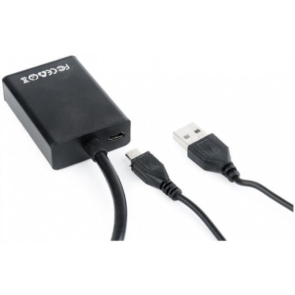 Gembird VGA (15-DSUB) > HDMI adapter audioval (passzív) #4
