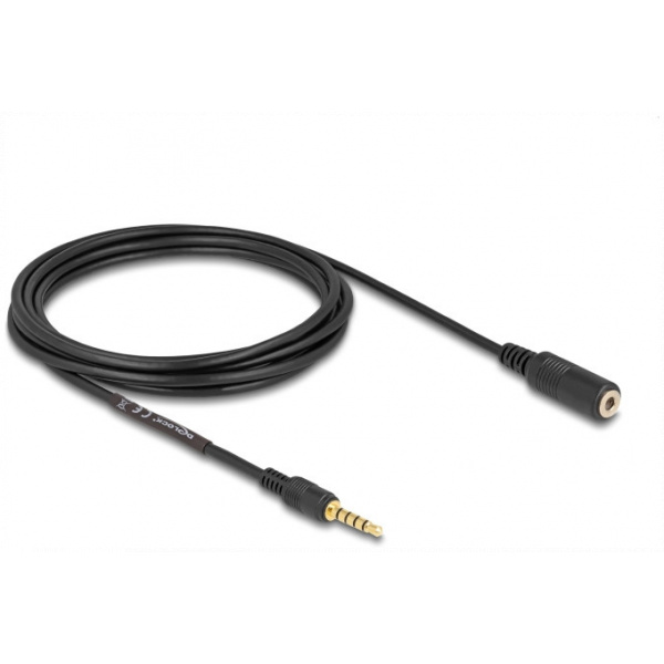 Delock 3,5mm 5-pin Jack hosszabbító kábel (M/F) 3m #2