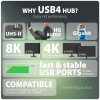 Axagon HMC-U4 USB4 Type-C 12-In-1 dokkoló #4