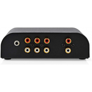 Nedis manuális Audio switch 4 port (3x RCA + 1x 3,5mm) #2