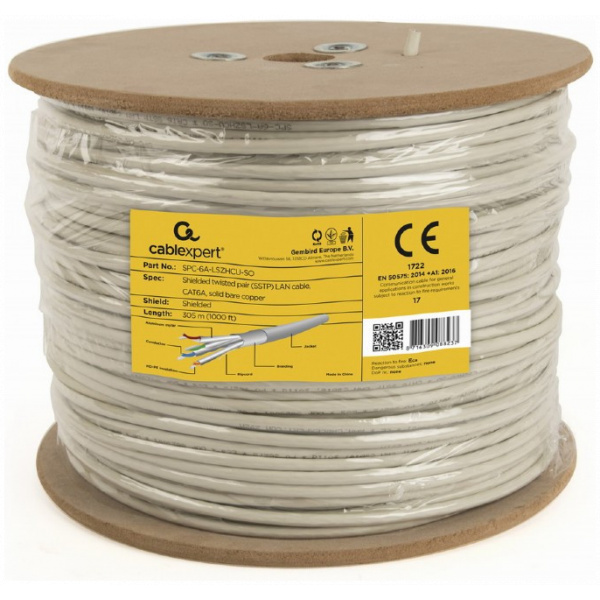FTP fali kábel, árnyékolt (305m) Cat6a - Gembird #3