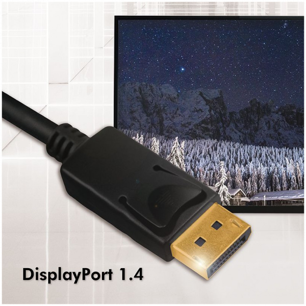 Logilink DisplayPort 1.4 (M/M) 8K/60Hz kábel 1m #6