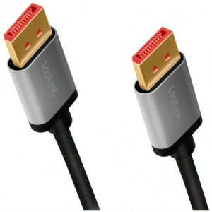 Logilink DisplayPort 1.4 (M/M) 8K/60Hz kábel alu burkolattal 2m #2