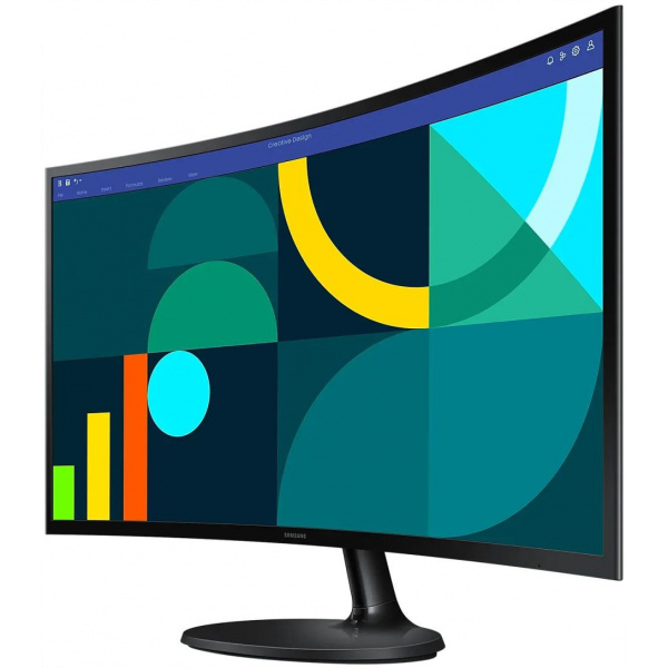 27" Samsung S27D360GAU Essential S3 ívelt monitor (VA LED) #2