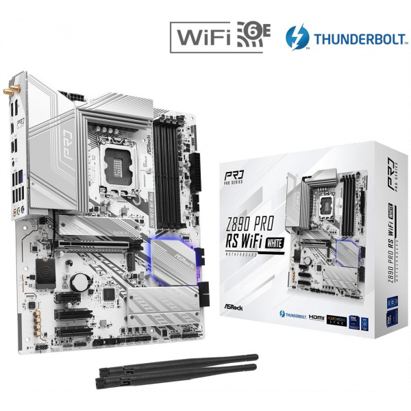 ASRock Z890 Pro RS WiFi White alaplap NEW #6