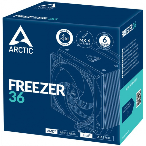 Arctic Freezer 36 CO CPU hűtő (univerzális: Intel, AMD) NEW #6