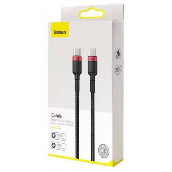 Baseus Cafule PD2.0 USB-C – USB-C (M/M) kábel, 100W (5A) 2m #3