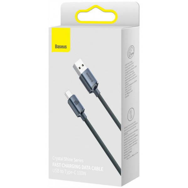 Baseus Crystal Shine USBA - USB-C 1,2m adat- és töltőkábel, 100W #5