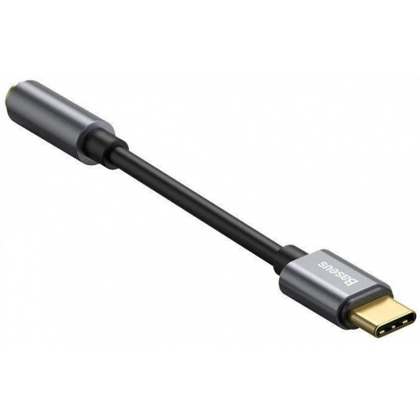 Baseus L54 USB Type-C > Sztereo Jack (aljzat) átalakító kábel (szürke) #3