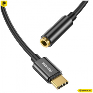 Baseus L54 USB Type-C > Sztereo Jack (aljzat) átalakító kábel (fekete) #2