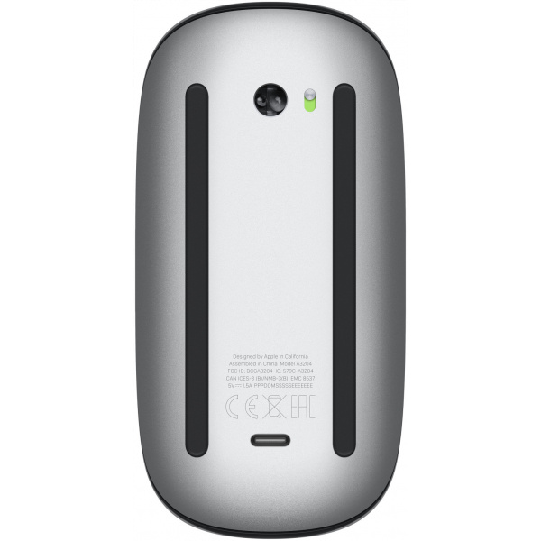 Apple Magic Mouse 2024 (USB-C) – fekete Multi-Touch felület #4