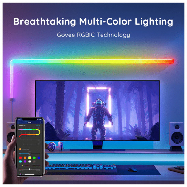 Govee Glide RGBIC Wall Light (4+1) fali fény NEW #2