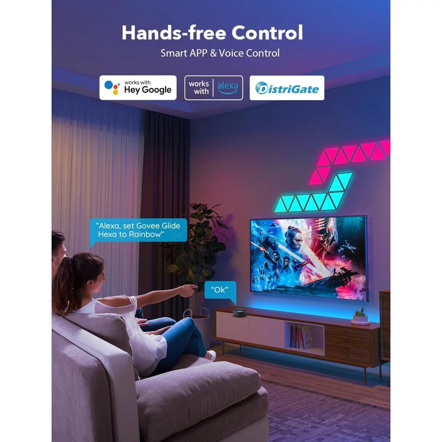 Govee Glide háromszögletű fénypanelek NEW #5