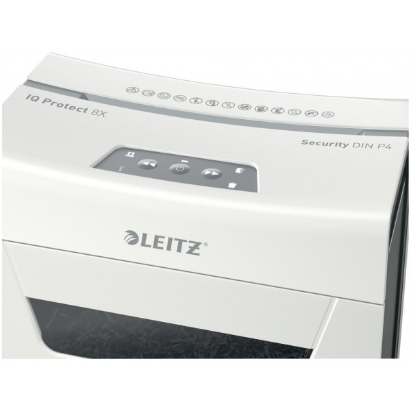 Leitz IQ Protect Premium 8X iratmegsemmisítő (keresztbe is vág) #5