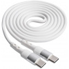 Akyga USB 2.0 C – C töltőkábel (fehér, 60W / 3A) 1m #2