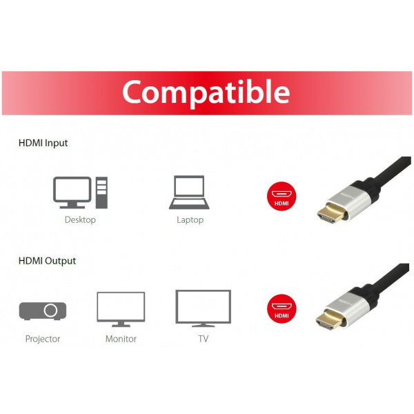Equip HDMI-HDMI (M) kábel 15m 8K/60Hz, 4K/120Hz #3