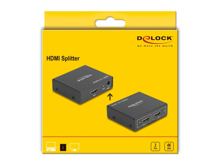 Delock HDMI elosztó 4K 30Hz, 2-port #5