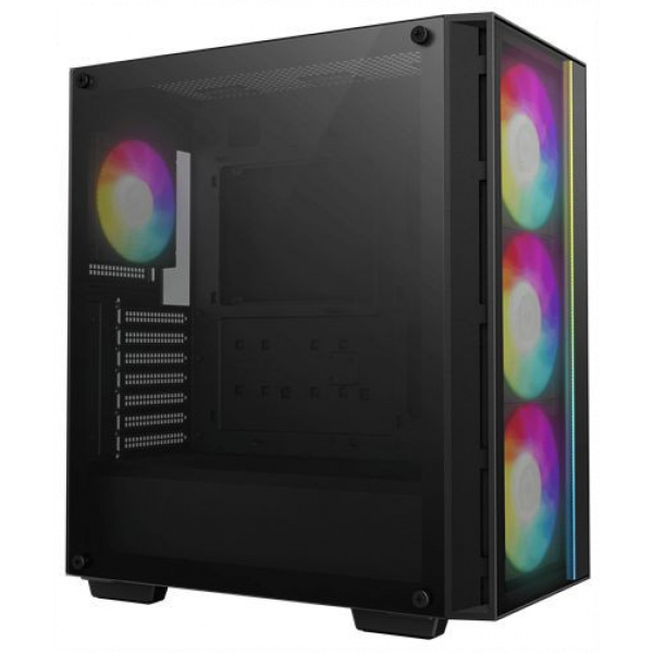DeepCool Matrexx 55 V4 C A-RGB ház, üveg oldallappal (fekete) NEW #2
