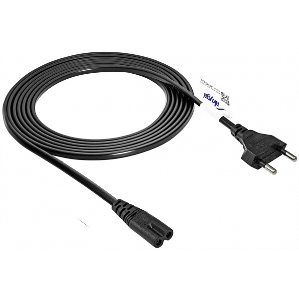 Akyga tápkábel 230V IEC C7 csatlakozóval 3m #2