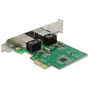 Delock 89999 Gbit PCI-Express (x1) hálókártya 2x RJ45 Gigabit porttal #2