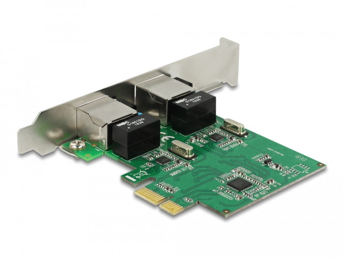 Delock 89999 Gbit PCI-Express (x1) hálókártya 2x RJ45 Gigabit porttal #2