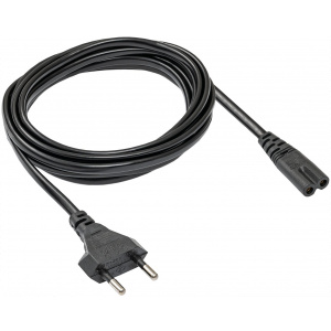 Akyga tápkábel 230V IEC C7 csatlakozóval 1,5m #2