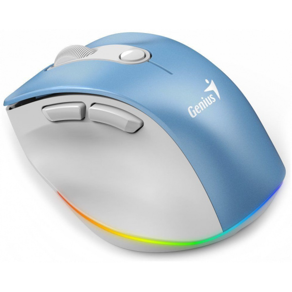 Genius Ergo 9000S Pro vezeték nélküli (Bluetooth 5.0 / 2.4GHz) egér (kék) #3