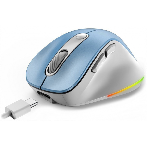 Genius Ergo 9000S Pro vezeték nélküli (Bluetooth 5.0 / 2.4GHz) egér (kék) #4