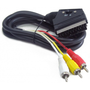 Gembird SCART - 3x RCA összekötő kábel (M/M) 1,8m #2