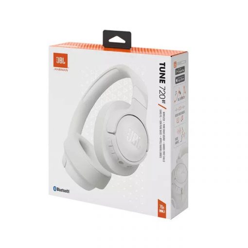JBL Tune 720BT Bluetooth fejhallgató (fehér) #7