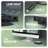 Axagon HMC-UFO 9in1 USB-C 10Gbps dokkolóállomás NVME/SATA M.2 slottal NEW #5