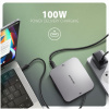 Axagon HMC-UFO 9in1 USB-C 10Gbps dokkolóállomás NVME/SATA M.2 slottal NEW #6