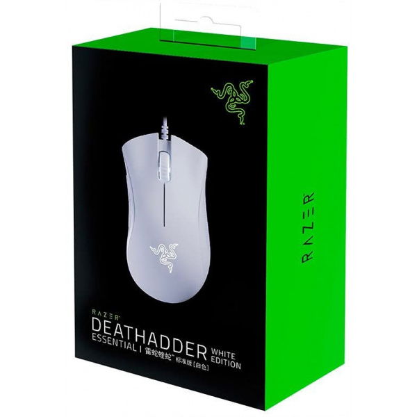 Razer Deathadder Essential Gaming egér (fehér) #5
