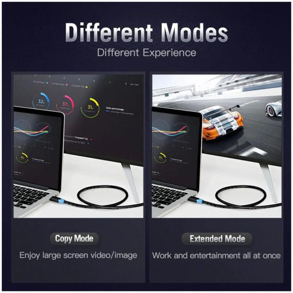 Vention HDMI-HDMI (M) kábel 2m 4K 60Hz #4