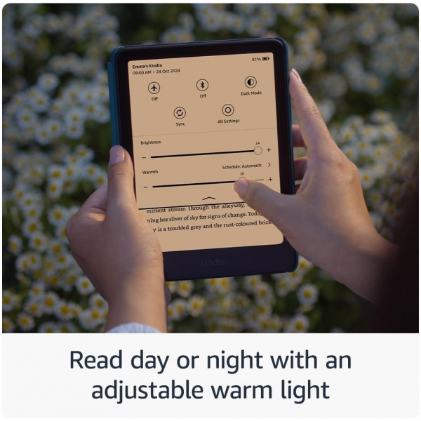 Amazon Kindle PaperWhite (2024) 16GB 7" E-Book olvasó (fekete), reklámos #4