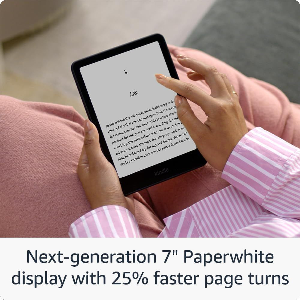 Amazon Kindle PaperWhite (2024) 32GB 7" E-Book olvasó (zöld), reklámmentes #2