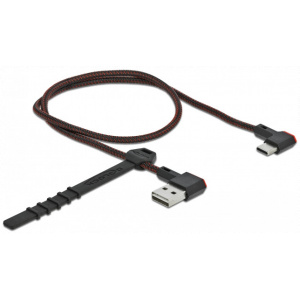Delock EASY-USB 2.0 kábel USB-A - USB-C kábel 0,5m 90° balra csatlakozókkal #2