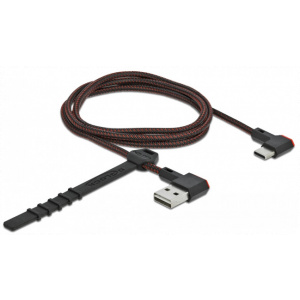 Delock EASY-USB 2.0 kábel USB-A - USB-C kábel 1m 90° balra csatlakozókkal #2