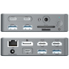 Conceptronic 15-in-1 DisplayLink Docking Station USB-C dokkoló #3