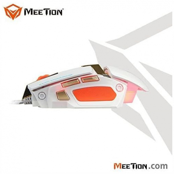 Meetion MT-M975 Gaming egér, fehér (USB) #3