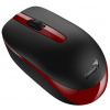 Genius NX-7007 BlueEye vezetéknélküli egér (fekete-piros) #2