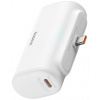 Baseus Compact USB-C Powerbank 5000 mAh 20W PD gyorstöltéssel (fehér) #4