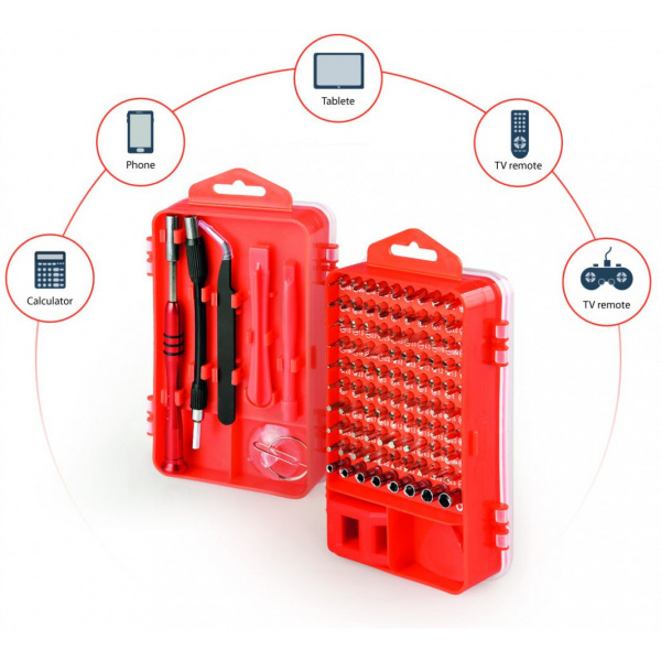 Gembird 108db-os Precision Bit Set szerszámkészlet #4