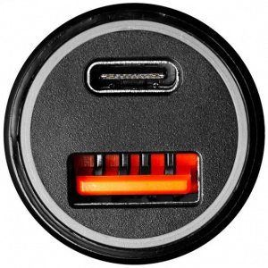 Akyga USB Car charger (autós gyorstöltő adapter) (36W) USB-A + USB-C, QC3.0, PD #2