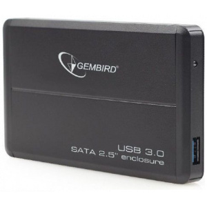 Gembird USB 3.0 slim periféria ház 2,5" SATA HDD-hez (fekete) #2