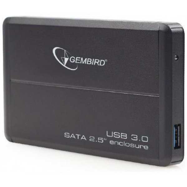 Gembird USB 3.0 slim periféria ház 2,5" SATA HDD-hez (fekete) #2