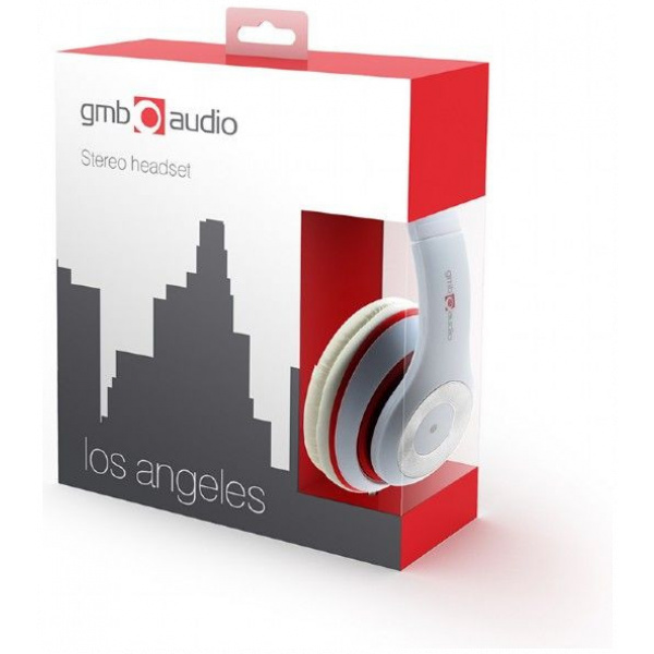 Gembird MHS-LAX-W sztereo headset (fehér) #3