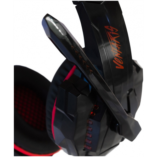 Ventaris H600-R Gamer headset (fekete-piros) NEW #4