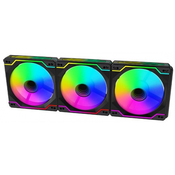 12 cm hűtőventilátor Ventaris Tempest ARGB LED-es (fekete) NEW #3